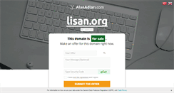 Desktop Screenshot of lisan.org