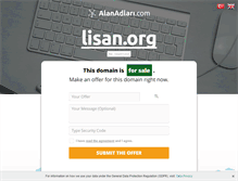 Tablet Screenshot of lisan.org
